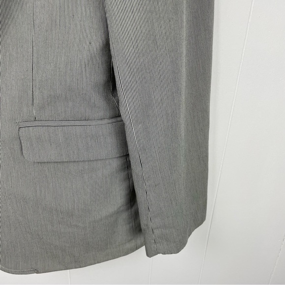 J.Crew Two-Button Blue White Striped Blazer Sports Jacket - Picture 8 of 12